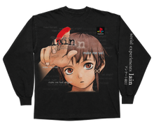 Load image into Gallery viewer, LAIN PS1 PROMO TEE - LONG SLEEVE