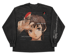 Load image into Gallery viewer, LAIN PS1 PROMO TEE - LONG SLEEVE